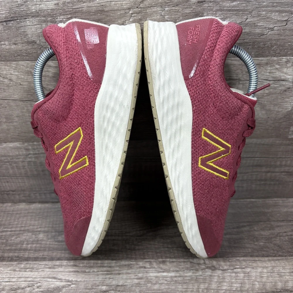 New Balance Fresh Foam Arishi v3 Red Gold Womens US Size 7 WARISMR3 Running Shoe